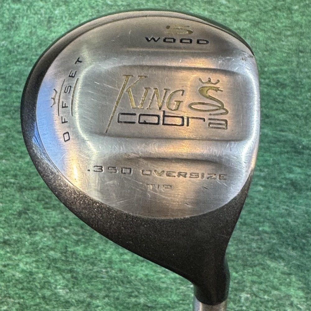 Vintage King Cobra Offset 5 Wood .350 Oversize Steel Shaft S Firm Golf Club